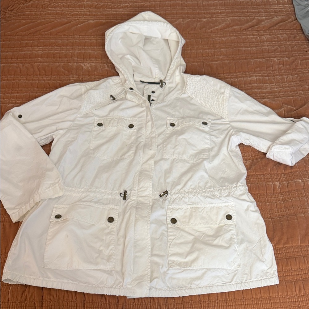 Michael Kors white utility Jacket szM